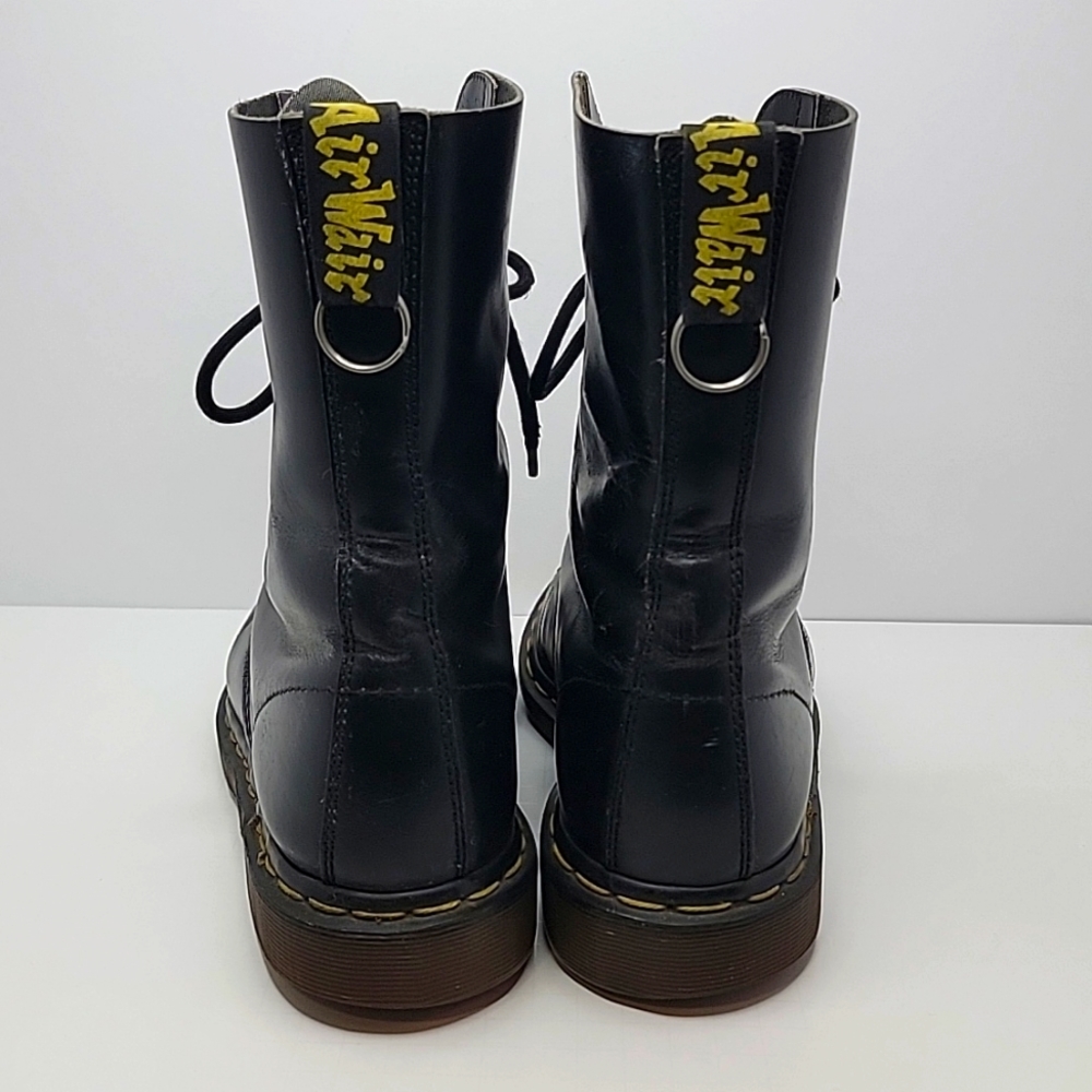 VTG Dr. Martens | 1460 distressed 10 hole black leather boots | MENS 9/10 - Picture 7 of 11